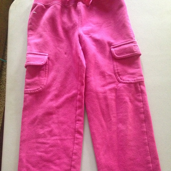 Pink Cargo Sweatpants - Picture 2 of 5